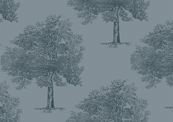 Vintage Tree Velvet, Monochrome - Motorised Roman Blind - Image 7